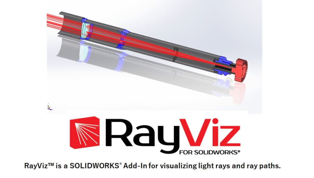 Solidworks Optics Add In RayViz 光線追跡や光路を可視化するためのSolidworks用アドイン | FITリーディンテックス株式会社